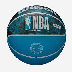 Wilson Basketbol Topu NBA DRV PLUS Vibe Black/Blue Size:7 WZ3012602XB7 - Thumbnail