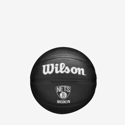Wilson Mini Basketbol Topu NBA TEAM TRIBUTE MINI BLACK BR NETS WZ4017604XB3 - Thumbnail