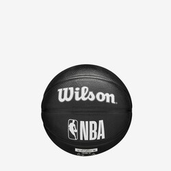 Wilson Mini Basketbol Topu NBA TEAM TRIBUTE MINI BLACK BR NETS WZ4017604XB3 - Thumbnail