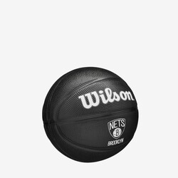 Wilson Mini Basketbol Topu NBA TEAM TRIBUTE MINI BLACK BR NETS WZ4017604XB3 - Thumbnail