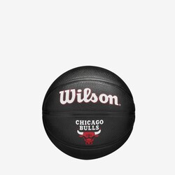 Wilson Mini Basketbol Topu NBA TEAM TRIBUTE MINI BLACK CHI BULLS WZ4017602XB3 - Thumbnail