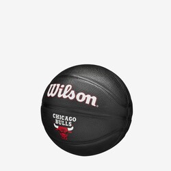 Wilson Mini Basketbol Topu NBA TEAM TRIBUTE MINI BLACK CHI BULLS WZ4017602XB3 - Thumbnail