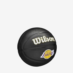 Wilson Mini Basketbol Topu NBA TEAM TRIBUTE MINI BLACK LA LAKERS WZ4017601XB3 - Thumbnail