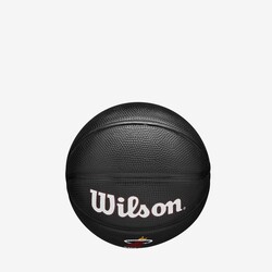 Wilson Mini Basketbol Topu NBA Teamtribute Mini Black Miami Heat Size: 3 WZ4017607XB3 - Thumbnail