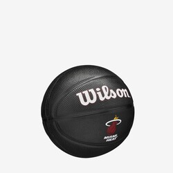 Wilson Mini Basketbol Topu NBA Teamtribute Mini Black Miami Heat Size: 3 WZ4017607XB3 - Thumbnail