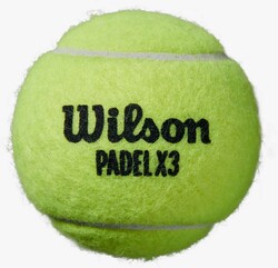 Wilson Padel Topu X3 Speed Ball Yellow WR8901101001 - Thumbnail