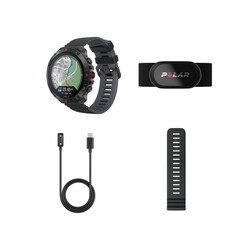 Polar Grit X2 Pro Premium Outdoor Saati NIGHT BLACK S-L - HR - Thumbnail
