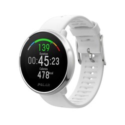 Polar Ignite Gps ve Bilekten Kalp Atış Hızı Ölçüm Özellikli Fitness Saati Beyaz/Gümüş M/L_Merkez - Thumbnail