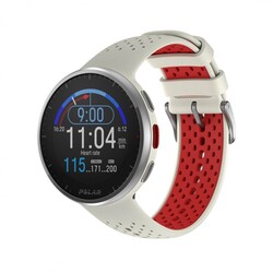 Polar Pacer Pro Gelişmiş GPS Koşu Saati WHI/RED S-L - Thumbnail