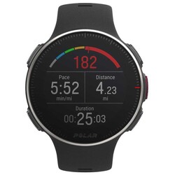 Polar Vantage V Titan GPS li Multisport ve Triatlon Antrenman Nabız Saati Siyah/Kırmızı_Merkez - Thumbnail