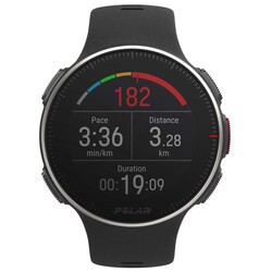 Polar Vantage V Titan GPS li Multisport ve Triatlon Antrenman Nabız Saati Siyah/Kırmızı_Merkez - Thumbnail