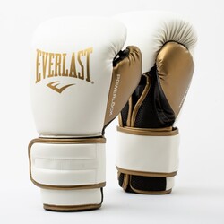 EVERLAST - Everlast Powerlock 2R Antrenman Eldiveni White/Gold 12OZ P00003049