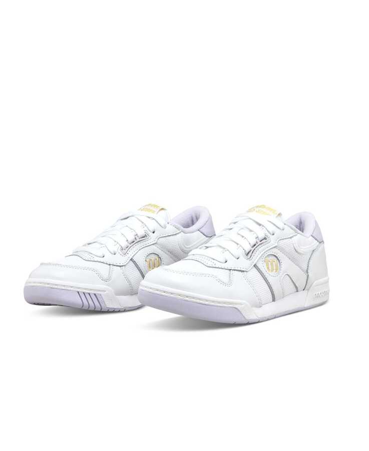 Wilson Kadın Tenis Ayakkabısı Pro Staff 87 Mesh W White/Lavender Blue/Sunlight US 6 EUR 36 2/3 WRS334900U060 Wilson Kadın Tenis Ayakkabısı Pro Staff 87 Mesh W White/Lavender Blue/Sunlight US 6 EUR 36 2/3 WRS334900U060