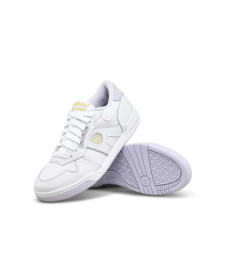 Wilson Kadın Tenis Ayakkabısı Pro Staff 87 Mesh W White/Lavender Blue/Sunlight US 8 EUR 39 1/3 WRS334900U080 Wilson Kadın Tenis Ayakkabısı Pro Staff 87 Mesh W White/Lavender Blue/Sunlight US 8 EUR 39 1/3 WRS334900U080