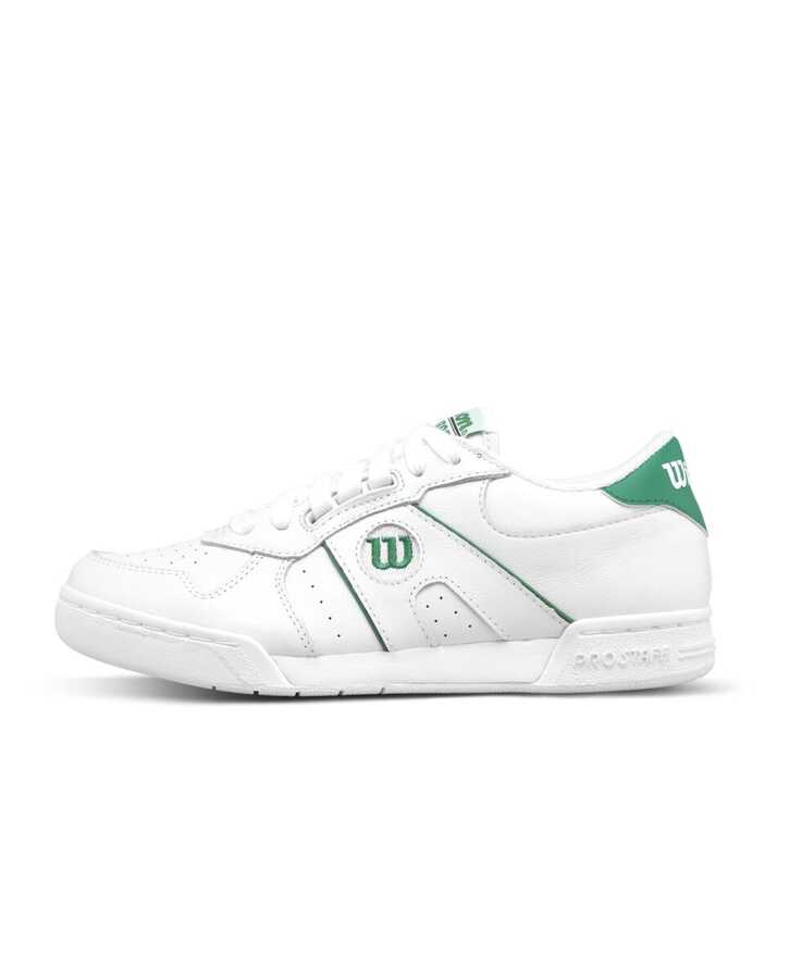 Wilson Kadın Tenis Ayakkabısı Pro Staff 87 W White/White/Bosphorus US 6 EUR 36 2/3 WRS334460U060 Wilson Kadın Tenis Ayakkabısı Pro Staff 87 W White/White/Bosphorus US 6 EUR 36 2/3 WRS334460U060
