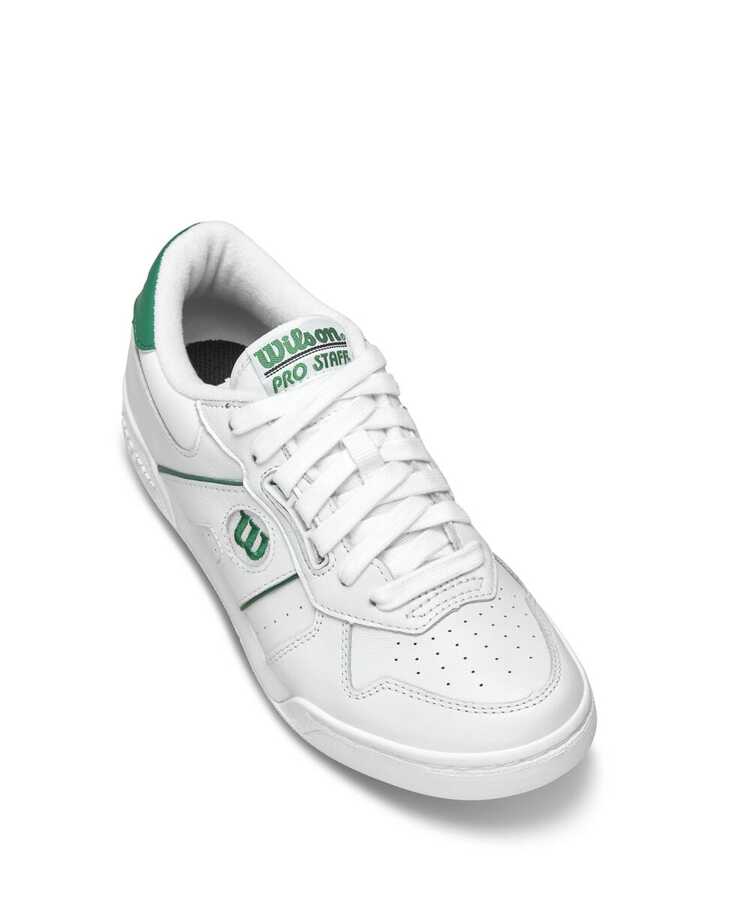 Wilson Kadın Tenis Ayakkabısı Pro Staff 87 W White/White/Bosphorus US 6 EUR 36 2/3 WRS334460U060 Wilson Kadın Tenis Ayakkabısı Pro Staff 87 W White/White/Bosphorus US 6 EUR 36 2/3 WRS334460U060
