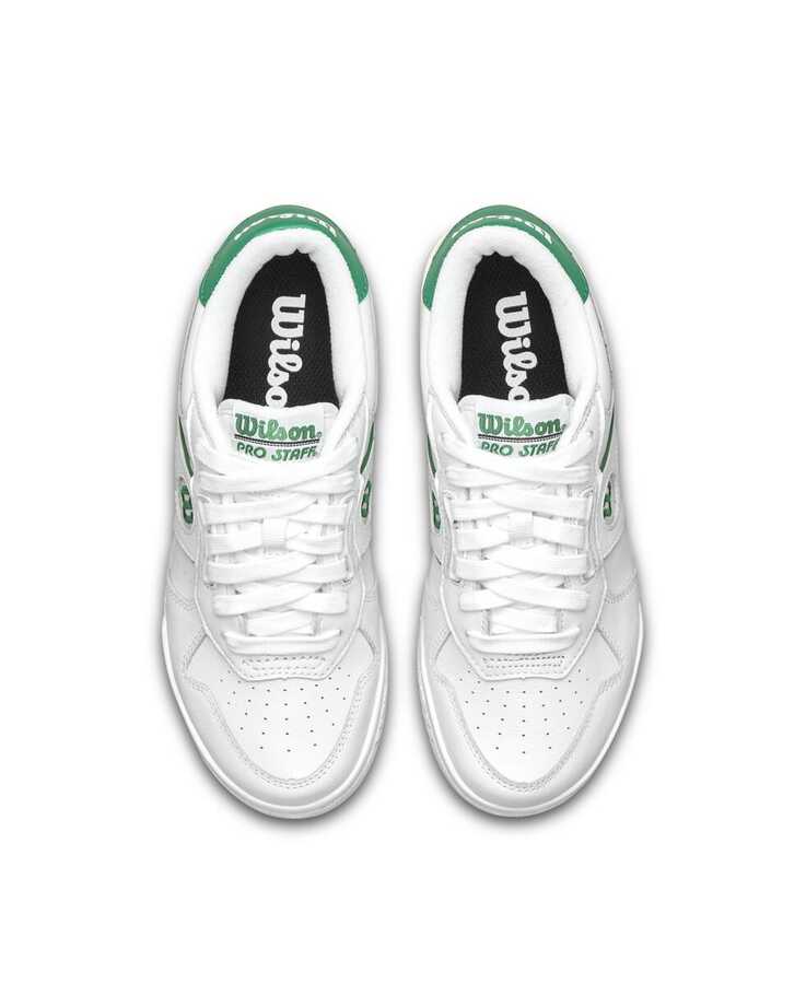 Wilson Kadın Tenis Ayakkabısı Pro Staff 87 W White/White/Bosphorus US 6 EUR 36 2/3 WRS334460U060 Wilson Kadın Tenis Ayakkabısı Pro Staff 87 W White/White/Bosphorus US 6 EUR 36 2/3 WRS334460U060