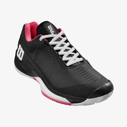 Wilson Kadın Tenis Ayakkabısı Rush Pro 4.0 W Clay Bk/PK US 8 EUR 39 1/3 WRS332140U080 - Thumbnail