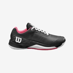 Wilson Kadın Tenis Ayakkabısı Rush Pro 4.0 W Clay Bk/PK US 8 EUR 39 1/3 WRS332140U080 - Thumbnail