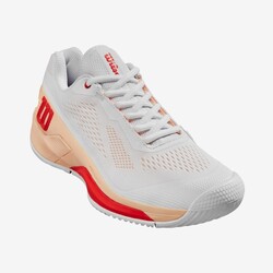 Wilson Kadın Tenis Ayakkabısı Rush Pro 4.0 Wh/Peach P US 7 EUR 38 WRS332670U070 - Thumbnail