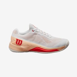 Wilson Kadın Tenis Ayakkabısı Rush Pro 4.0 Wh/Peach P US 9 EUR 41 WRS332670U090 - Thumbnail
