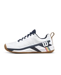 Wilson Erkek Tenis Ayakkabısı Rush Pro 4.5 Clay RG White/Navy Blazer US 8 EUR 41 1/3 WRS335960U080 - Thumbnail