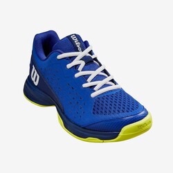 Wilson - Wilson Junior Tenis Ayakkabısı Rush Pro JR L BLU/Bluepr US 2.5 EUR 34 WRS331860U025