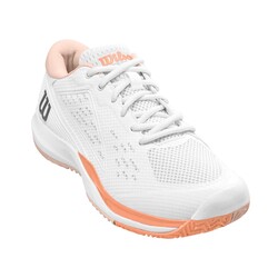 Wilson Tenis Ayakkabısı Kadın Rush pro ace white/Cantaloupe/Scallop S 8 Wrs329550E080 - Thumbnail