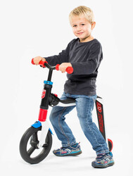 Scoot And Ride Beyaz-Kırmızı-Mavi Renk Highfreak Ayarlanabilir Scooter - Thumbnail