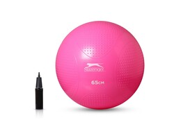 Slazenger 65Cm Antı-Burst Gymball Fuşya(Pompa Dahil) - Thumbnail