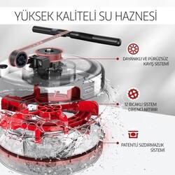 Slazenger Flux Su Dirençli Bluetooth Fitness Uygulamalı Nabız Ölçerli Egzersiz Küreği - Thumbnail
