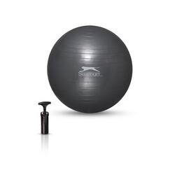 Slazenger Gymball 55 Cm Gri (Pompa Dahildir) - Thumbnail