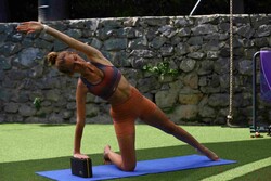 Slazenger Yoga Block Siyah - Thumbnail