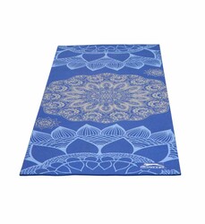 Slazenger Yoga Mat Mavi 173*61 Cm - 6 Mm - Thumbnail