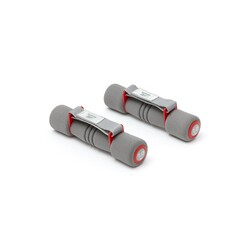 Reebok Softgrip Dumbbells 1.0Kg Red Grey Çift RAWT-11061RD - Thumbnail