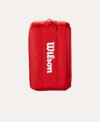 Wilson Tenis Çantası Super Tour Wilson Red 15PK 2025 Red (WR8036601001) - Thumbnail