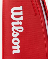 Wilson Tenis Çantası Super Tour Wilson Red 15PK 2025 Red (WR8036601001) - Thumbnail