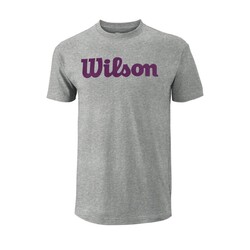 Wilson Erkek T-Shirt Script Cotton Tee WRA74780X - Thumbnail