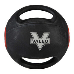Valeo 3 Kg Tutacaklı Sağlık Topu -Kırmızı - Thumbnail
