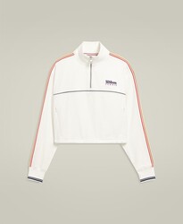 Wilson - Wilson W Davenport Woven Popover Kadın Sweatshirt - Sandrift S WW00210511GYCS