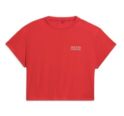 Wilson Kadın W Harper Crop Tişört Tee Infrared XL WW00367511RDBXL - Thumbnail