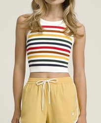 Wilson Kadın W On The Daily Stripe Brami Tenis Atleti Sandrift XS WW00603511GYCXS - Thumbnail