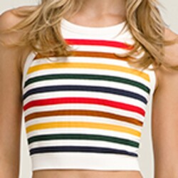 Wilson - Wilson Kadın W On The Daily Stripe Brami Tenis Atleti Sandrift XS WW00603511GYCXS