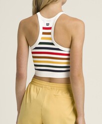 Wilson Kadın W On The Daily Stripe Brami Tenis Atleti Sandrift XL WW00603511GYCXL - Thumbnail