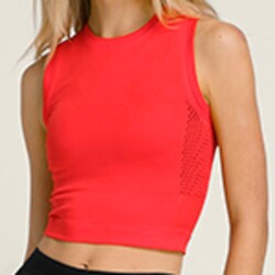 Wilson Kadın W Pro Seamless Tank Tişört İnfrareg S WW00024511RDBS - Thumbnail
