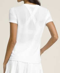 Wilson Kadın W Pro Seamless Tee Tişört Bright White M WW00593511WTAM - Thumbnail