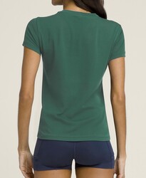 Wilson Kadın W Pro Seamless Tee Tişört Field Green L WW00593511GNGL - Thumbnail
