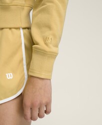 Wilson W Sideline Crew Kadın Sweatshirt - Golden (Altın Sarısı) XS WW00136511YECXS - Thumbnail