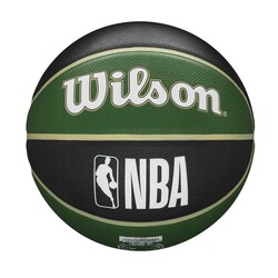 Wilson Basketbol Topu Nba Team Tribute Milwaukee Bucks Size:7 WTB1300XBMIL - Thumbnail