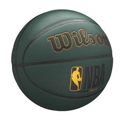 Wilson Basketbol Topu Nba Forge Plus Forest Green Size:7 (Wtb8103Xb07) - Thumbnail